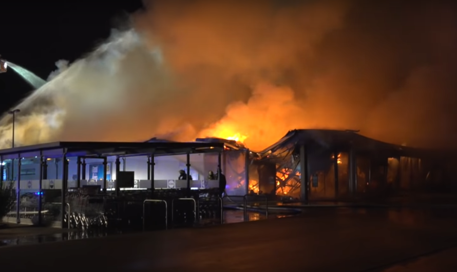 ð¥ð¥ð¥ VOLLBRAND LIDL DISCOUNTMARKT ð¥ð¥ð¥ððð FEUERWEHR + WENDLINGEN + GROSSEINSATZ ððð [GROSSBRAND]