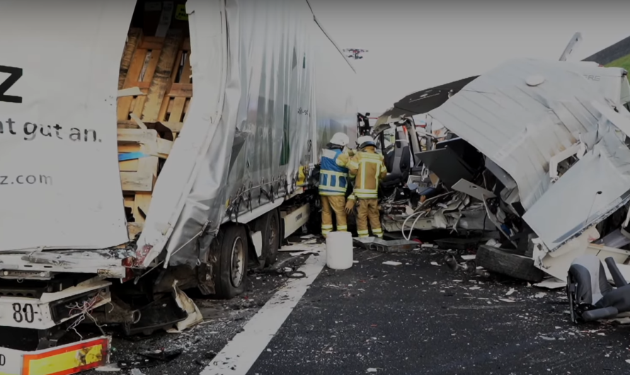 DE 9+ HEILBRONN ➡️ A6: Wohnmobil total zerfetzt – Fahrer herausgeschleudert | Tödlicher Unfall ð Feuerwehr Heilbronn