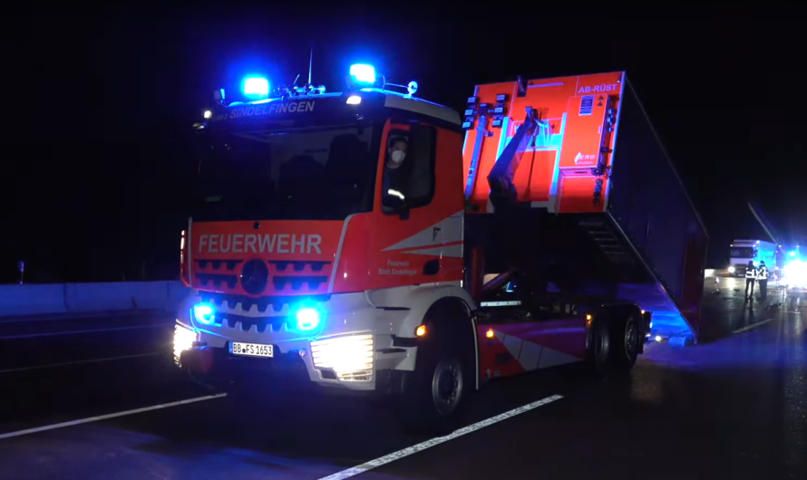 ⏩ A8: Technische Rettung aus PKW ð ð ð Feuerwehr Sindelfingen – Schere & Spreizer im Einsatz ð¨‍ð