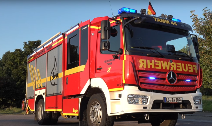 🆕 Neues LF 20 (Löschfahrzeug) Feuerwehr Tamm 🆕 ▶️ Aufbauhersteller Ziegler + 🚨 Blaulichtfahrt 🚨