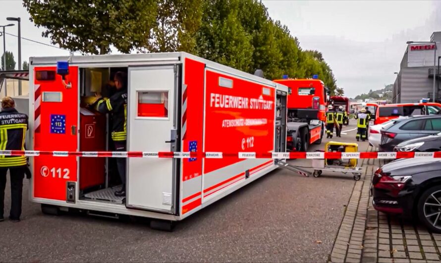 ð¨ð¨  Ammoniak Alarm – Nina Warnmeldung in Stuttgart  ð¨ð¨  Großer Gefahrguteinsatz der Feuerwehr ð