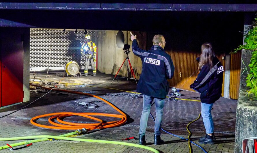 ð¥ TIEFGARAGENBRAND mit VIEL POLIZEI & SPURENSICHERUNG ð®‍♂️ | ð Brand gelöscht ð