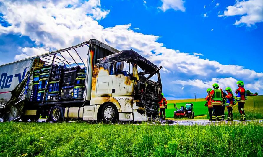 ð¥ B28: LKW-BRAND + VOLLSPERRUNG BUNDESSTRASSE ð¥ | ð Längere Löscharbeiten ð