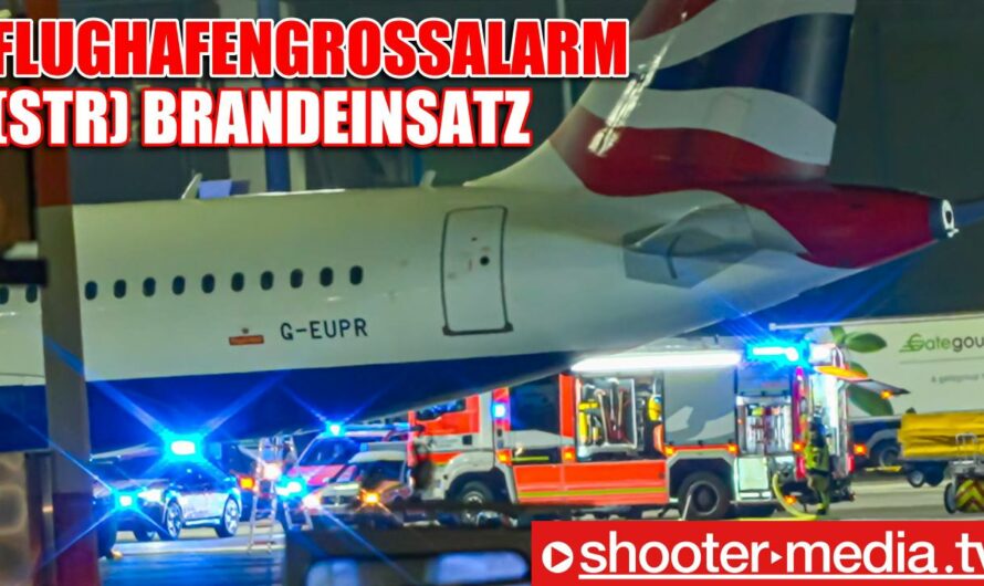 ð¨ð¨ (STR) FLUGHAFENGROSSALARM AIRPORT STUTTGART ð¨ð¨ | Zahlreiche Einsatzkräfte aus Stuttgart + ES