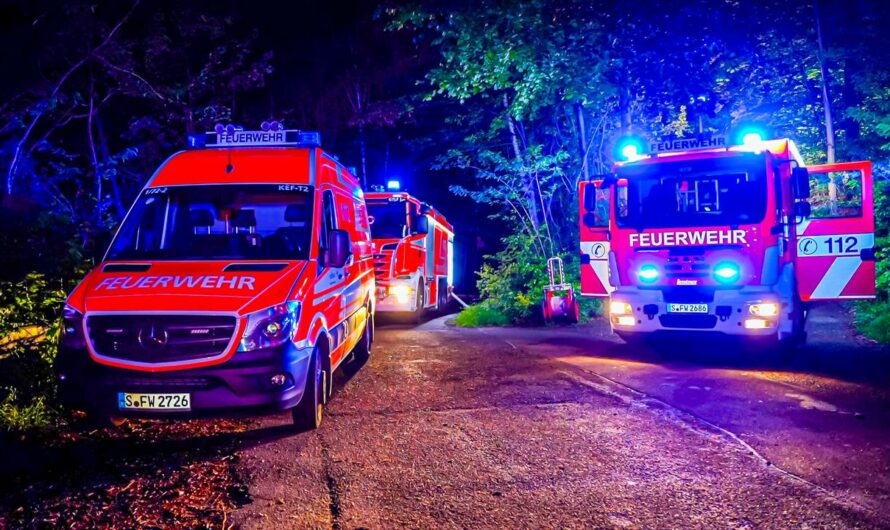 ð¥ 2. ALARM: DACHSTUHLBRAND im WALD ð¥ | ð Großtanklöschfahrzeug sichert Wasserversorgung ð