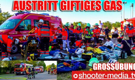 ð AUSTRITT GIFTIGES GAS (AMMONIAK) ð | ð Großlage mit vielen Verletzten ð | Großübung