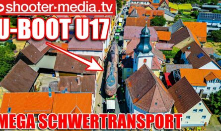 ð¨ MEGA SCHWERTRANSPORT des U-BOOT U17 ð¨ | ð§ Straßensperrungen rund um den Transport ð§