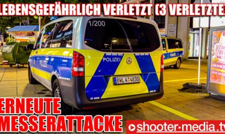 ð ðª ERNEUTE MESSERATTACKE in STUTTGART ðª ð | 3 Verletzte (1x lebensgefährlich verletzt