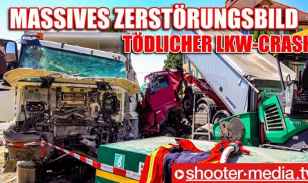 ❌ MASSIVES ZERSTÖRUNGSBILD - TÖDLICHER LKW-CRASH ❌ | ð§ Bergung des LKW-Knäuel ð§