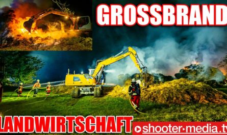 ð¥ð¥ GROSSBRAND in LANDWIRTSCHAFT ð¥ð¥ | Flammen & Rauch | Mehrere Feuerwehren im Einsatz