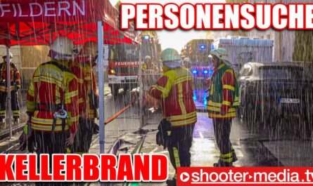 ð¥ KELLERBRAND mit PERSONENSUCHE ð¥ | ð Brandeinsatz in Abbruchgebäude ð