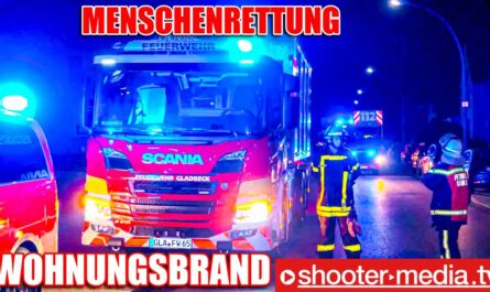 ð¥ ð WOHNUNGSBRAND mit MENSCHENRETTUNG ð ð¥ | 2 Trupps zur Brandbekämpfung & Rettung