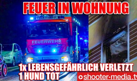 ð¥ ð VOLLBRAND EINER WOHNUNG - 1x LEBENSGEFÄHRLICH VERLETZT & 1 HUND TOT ð ð¥