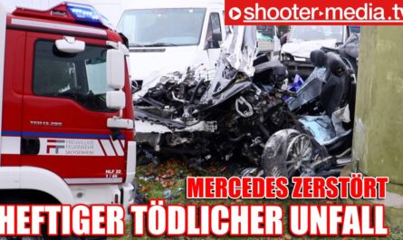 ❌ MERCEDES TÖDLICH VERUNFALLT ❌ | ð Pkw in Brand geraten - Vollsperrung L1125 ð