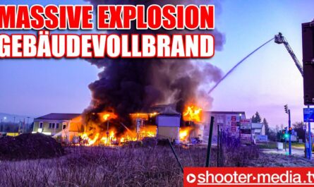 ð¥ ð¥ MASSIVE EXPLOSION mit GEBÄUDEVOLLBRAND ð¥ ð¥ | Großeinsatz für Feuerwehren & Rettungsdienst