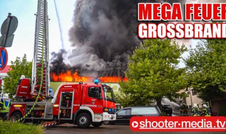 ð¥ð¥ MEGA FEUER - AUTOWERKSTATT in FLAMMEN ð¥ð¥ | Großbrand im Gewerbegebiet